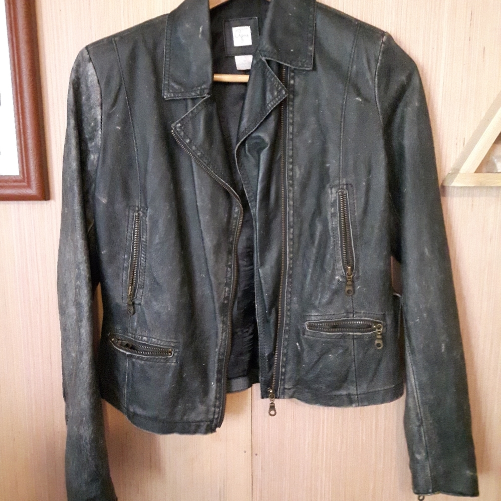 Leather jacket